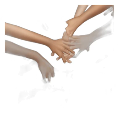 hands-team-cheer-golf sticker