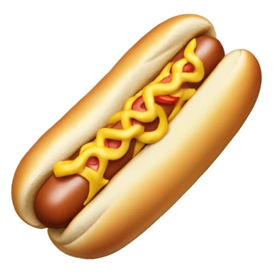 Hotdog with mayonnaise  sticker