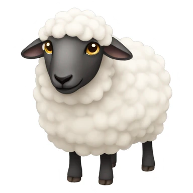 Sheep in a gang sticker