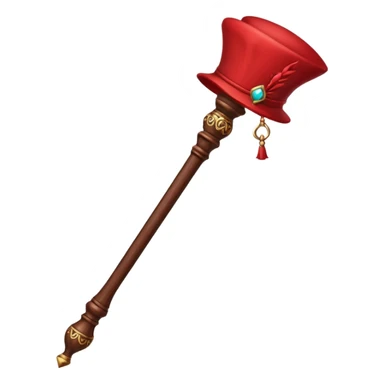 red mage cane sticker