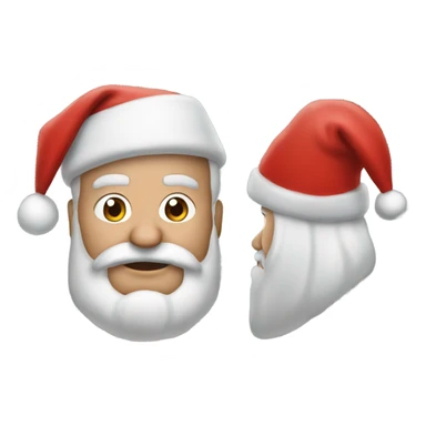 Andy Reid Santa emoji  sticker