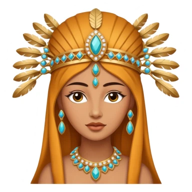 una diosa de la época púnica, de alto rango sticker