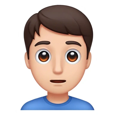 guy looking around like he want to say something  sticker