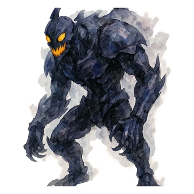 watercolor style Beru from Solo Leveling sticker