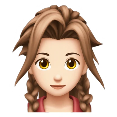 Aerith Gainsborough final fantasy vii sticker