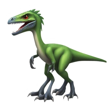 Feathered dinosaur bird velociraptor Sergal Flygon Nargacuga Fakémon full body  sticker
