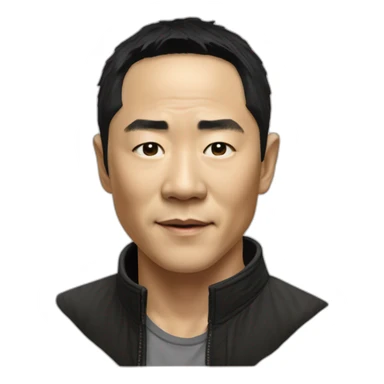 Jet Li Realism  sticker