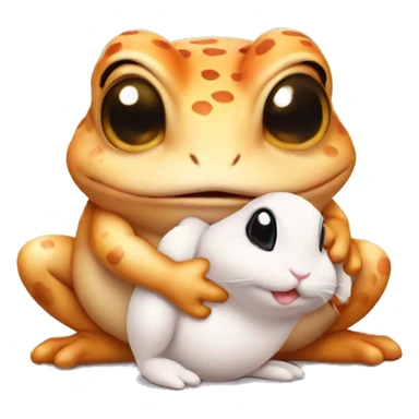 cute Toad holding bunny sticker
