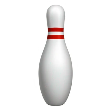 Bowling pin sticker