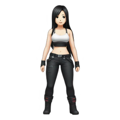 Tifa Tiny waist sticker