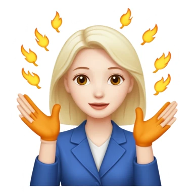 👩🏼+👏🏻 sticker