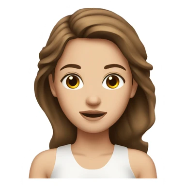 Pretty Girl With Brown Hair and a Mercedes  sticker