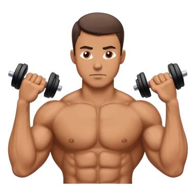 guy pec exercise sticker