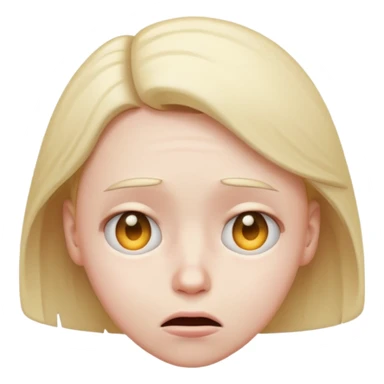 sad shaking head emoji sticker