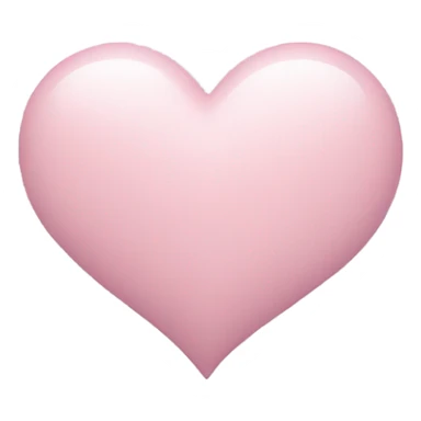 light pink heart with clouds sticker