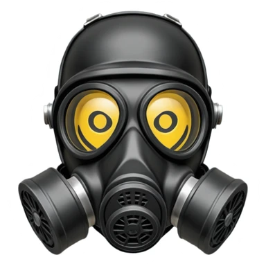 gas mask sticker