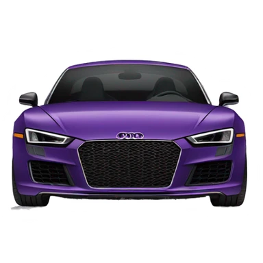 DARK purple audi sports car sticker
