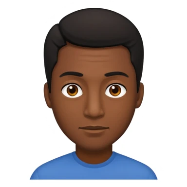 tall brownskin Black man with black hair sticker