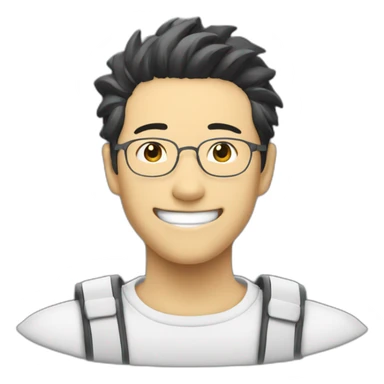 Gojo satoru souriant sticker