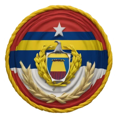 bandera de colombia FORMA CIRCULAR sticker