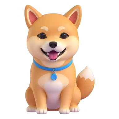 shiba inu, cool sticker