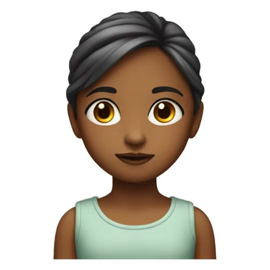 Little girl side eyeing  sticker