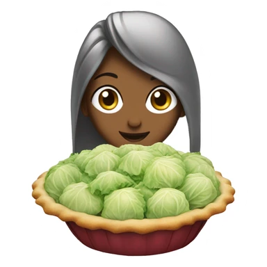 Amal pie with Cabbage sticker