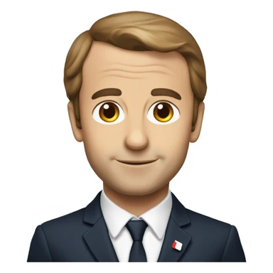 Macron etant petit sticker