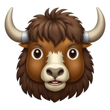 A shaven yak sticker