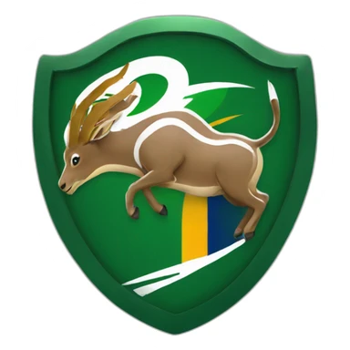 South african rugby team springboks logo sticker