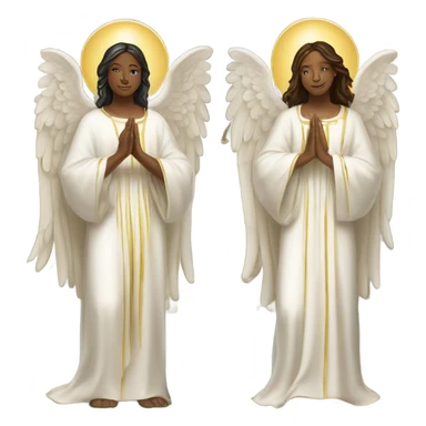 Angels and saints  sticker