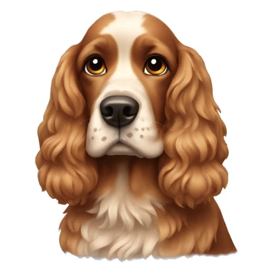 Cocker dog  sticker