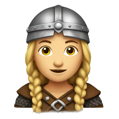Viking woman sticker