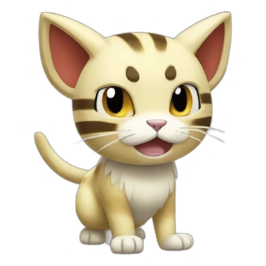 meowth pokemon sticker