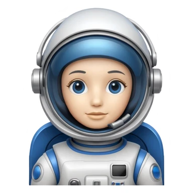 astonaut robot copilot sticker