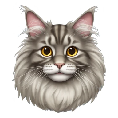 main coon cat emojii sticker