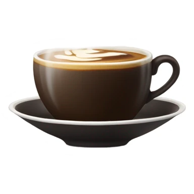 Hot cup of coffee sticker