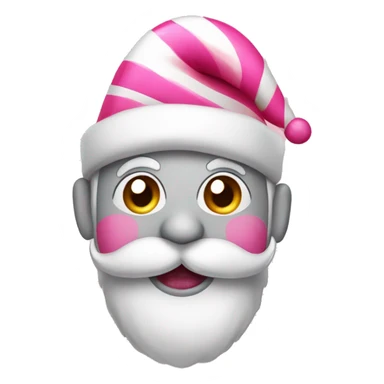 christmas-candycane pink sticker