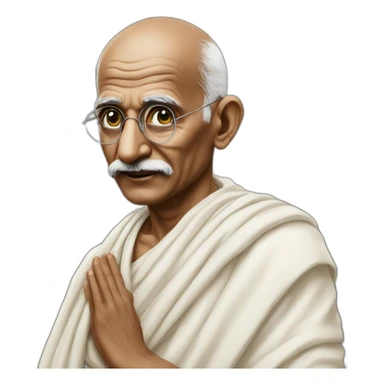 Gandhi ji eyes are money sticker