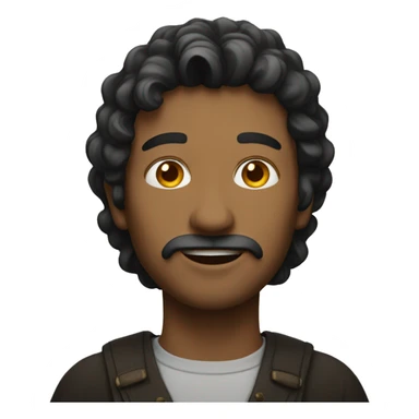 A man who magically sticker