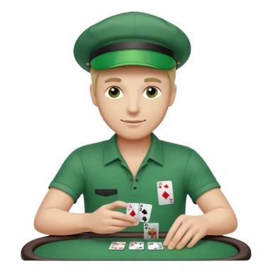 coupier poker  sticker