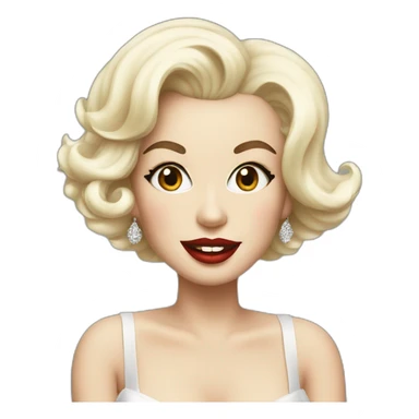 Marylin monroe sticker