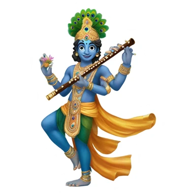 krishna ji welcome sticker