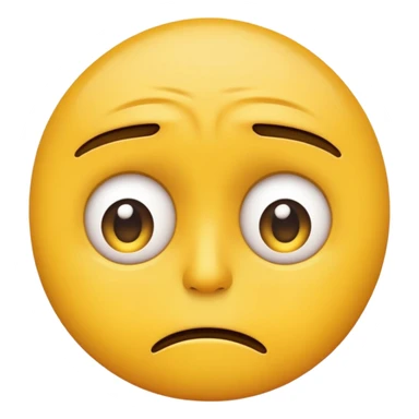 Sad stressed overstimulated emoji sticker