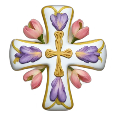 Occitane cross sticker