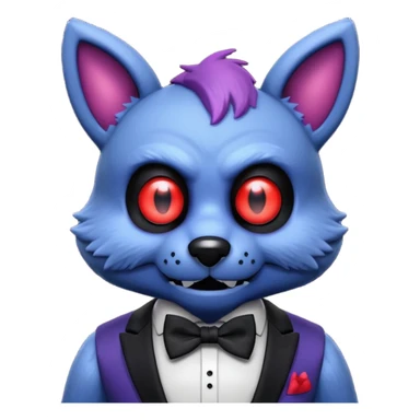 Bonnie(blue) from the Five Nights At Freddy's movie sticker