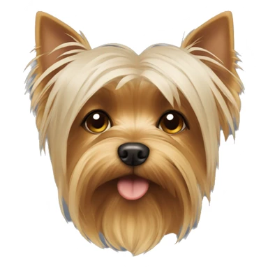 Sleepy Yorkshire terrier sticker