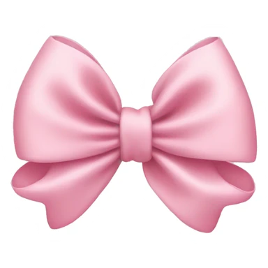Light pink bow sticker