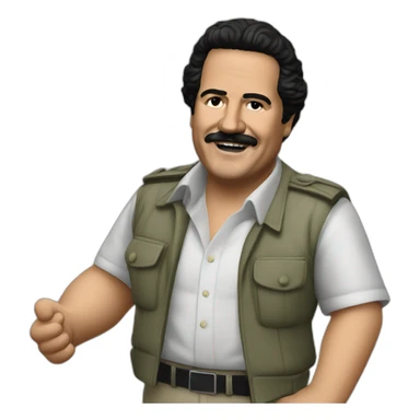 pablo escobar celebrate sticker