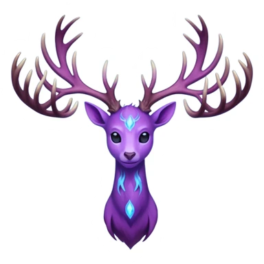 Pokemon legendary cian and purple  xerneas sticker